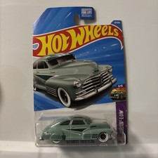 Hot Wheels '47 Chevy Fleetline Layin' Low 1:64 Diecast Car Green Unopened Box