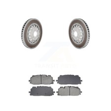 Transit Auto KGS-102508 Brake Disc and Pad Kit Front for Audi Q8 A6 Quattro A8