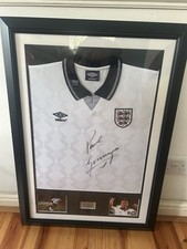 Paul Gascoigne Signed 1990 World Cup England Shirt