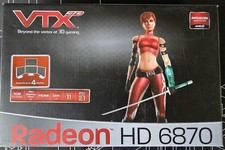 Vtx3d Radeon HD 6870 1GB Graphics Card PCI-E Vintage Original Box