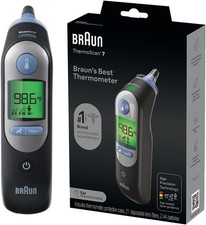 Braun ThermoScan 7 Digital Ear Thermometer for Infants, Babies Adults - NEW