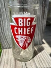 Big Chief ACL Soda Bottle 9oz Price Utah Coca-Cola Bottling Co Vintage Indian