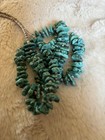 BEAUTIFUL OLD TURQUOISE NUGGET NECKLACE/HEISHI BEADS 61.802 grams Or 2.18 Oz. — photo 4