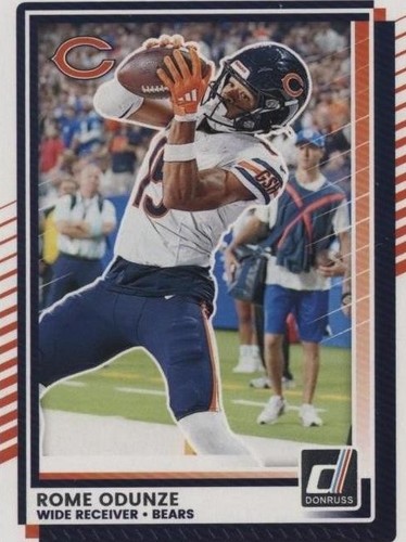 2025 Panini Donruss Rome Odunze Bomb Squad Chicago Bears | eBay