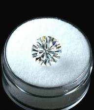 Natural 9.40 CT Diamond Round Cut D Grade Certified VVS1 14x14x10 mm Loose