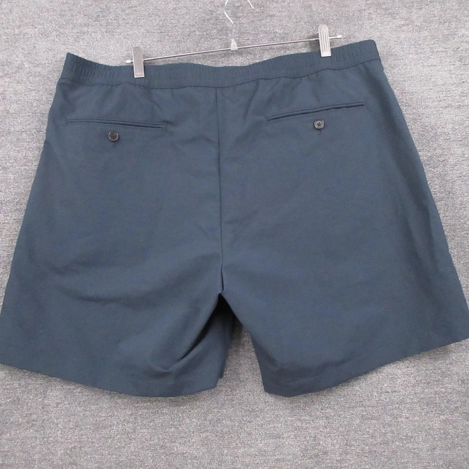 Theory Shorts Mens 40 Casual Chino Style Golf Beach Blue Aero Poly w/ Tags Foto 2 de 4