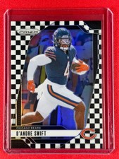 2024 Panini Prizm D'Andre Swift #47 Black & White Checkerboard Prizm