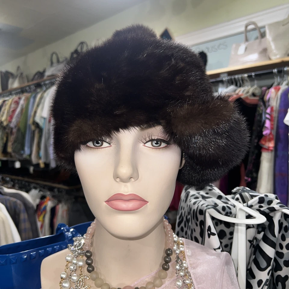 De colección Janet Leitner "PIEL REAL" Mujer Vestido Iglesia Sombrero Foto 2 de 4