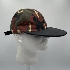 Creative King Custom Camouflage Nylon 6 Panel Long Bill Strapback Hat USA Made