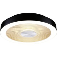 Paulmann 71178 Volea Led-Deckenleuchte LED 3.5 W, 13 W Schwarz, Gold