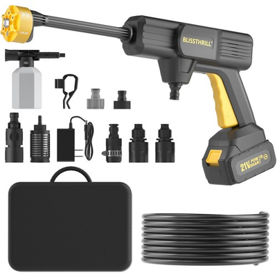 #ad Cordless Pressure Washer Battery Powered; 1100PSI 2.4 GPM Portable Cordless P... $97.42