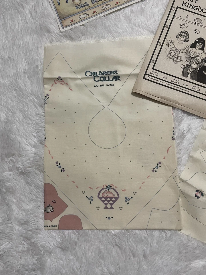 Daisy Kingdom Kids Designer Collar Kit Honey Bunny 5007 Bunny Basket Prairie - Image 3 of 4