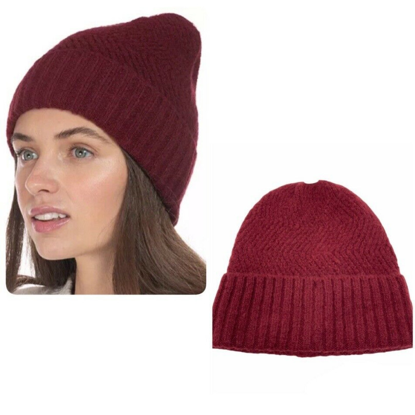 INC International Concepts вязаная женская зимняя шапка-бини с шевроном - WineOS 3390₽