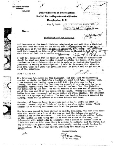 Hindenburg Zeppelin - LZ 129 Katastrophe FBI Akte, Filme und Zeitungen - Bild 4 von 9