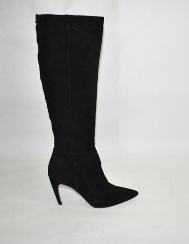 ¡Nuevo! Sam Edelman Fraya Bota Alta Rodilla Negra Gamuza Talla 9,5 M - Imagen 3 de 8