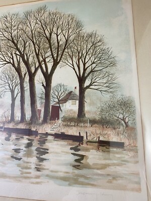 JEREMY KING CHISWICK REACH リトグラフ 額縁 絵 JEREMY KING
