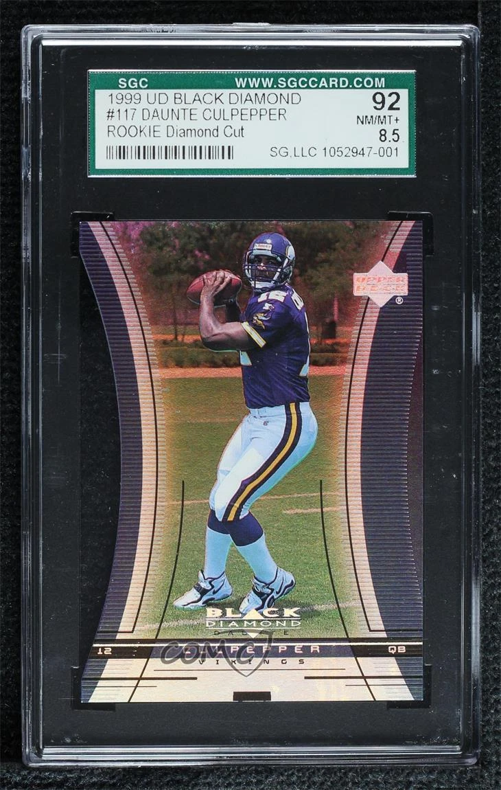 Daunte Culpepper Upper Deck Black Diamond #117 Diamond Cut