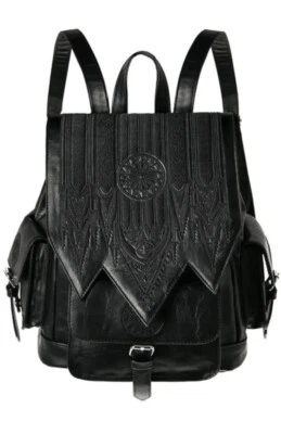 Restyle Gothic Rucksack Backpack Tasche Schultasche Cathedral Rosette