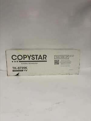 Genuine Kyocera TASKalfa 7052ci, 7353ci, 8052ci, 8353ci Black Toner TK-8739K