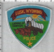 Lusk Police  (Wyoming)  Shoulder Patch version 2