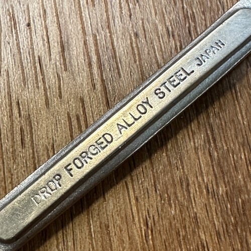 POWERMASTER Combination Wrench 7/16" SAE Forged Alloy Steel 12 Pt Vintage Japan - Picture 5 of 6