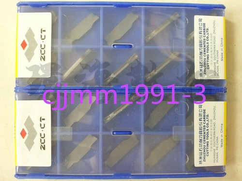 Lot De 10 Plaquettes Carbure ZCCCT ZTGD0404-MG YBG202 - Pour Outils CNC - Neuf En Boîte