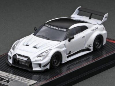 NISSAN 35GT-RR - LB Silhouette Works  - matte pearl white - IGNITION 1:64