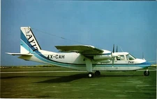 Ayeet Aviation 4X-CAH Taken At beer Sheba 1993 Unposted Vintage Postcard