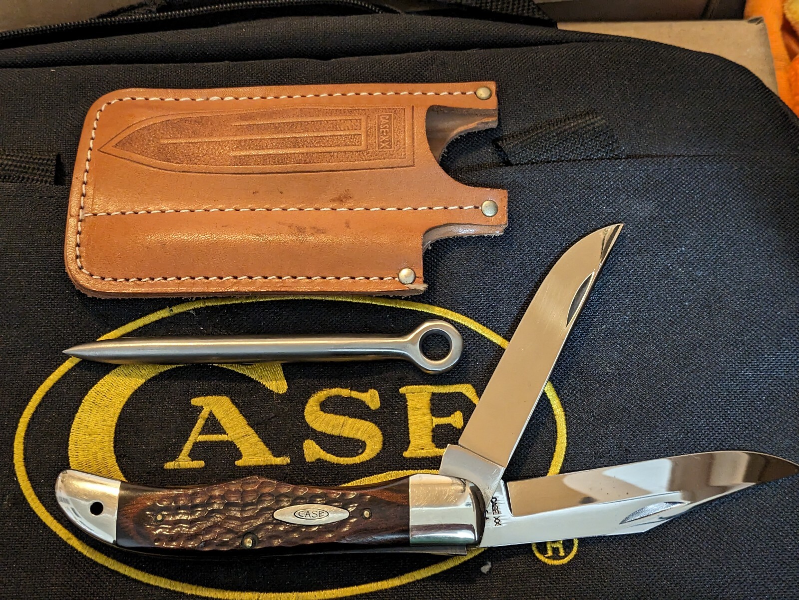 VINTAGE CASE XX 6265 SAB KNIFE Mariners set Marlin Spike & Case Sheath 1971 Mint eBay