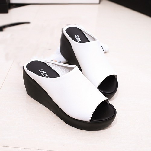 Fashion Women High Heel Slippers Leisure Sandals Platform Outdoor Shoes - Picture 4 of 14