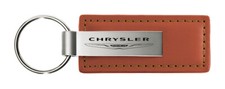 Llavero de cuero Chrysler (marrón)