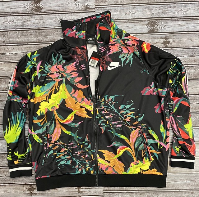 nike floral track jacket