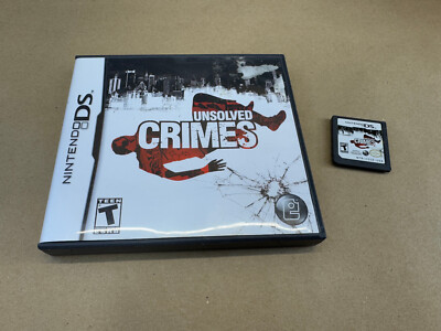 Unsolved Crimes Nintendo DS no instructions