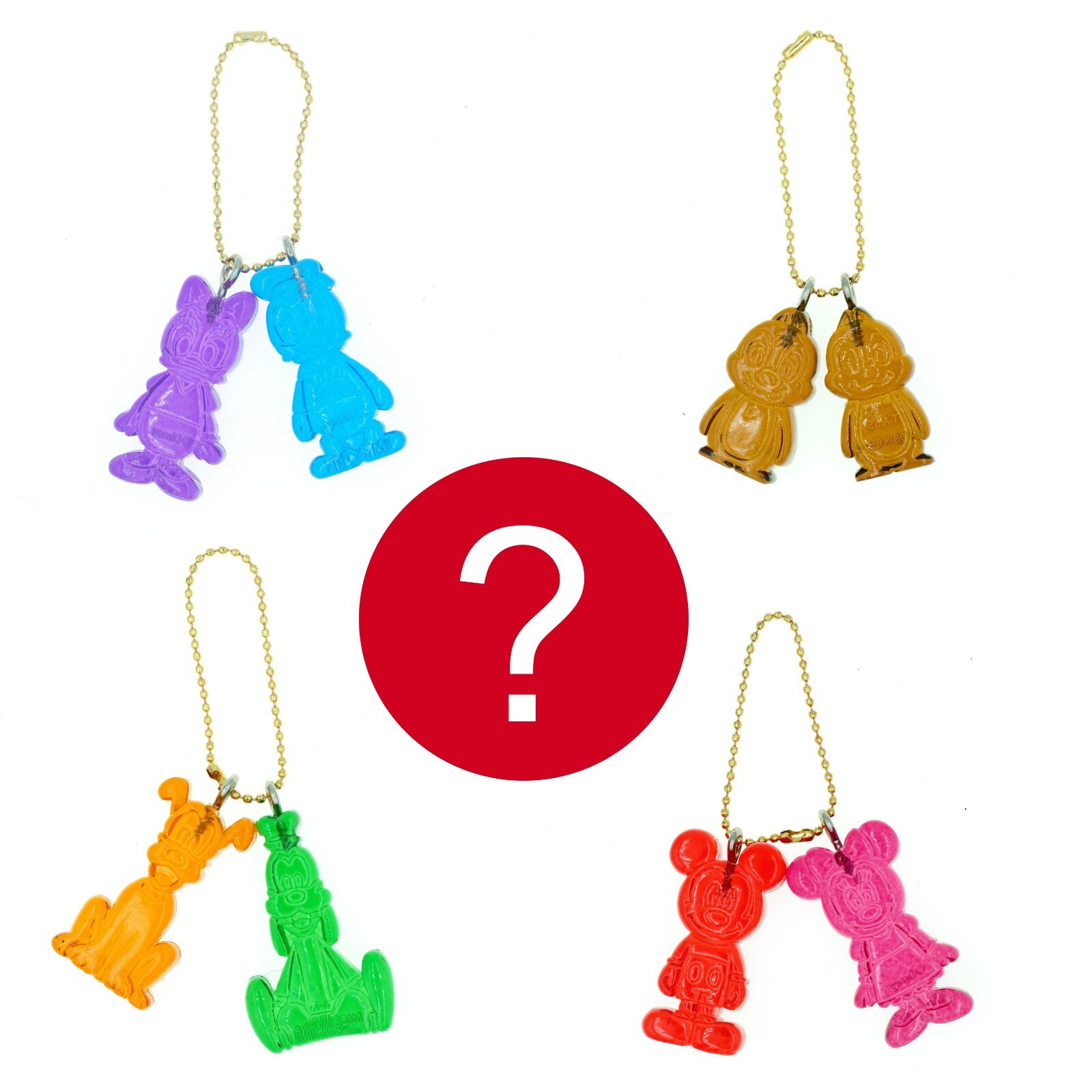 Disney Blind Box Bag Mickey Minnie Mouse Donald Keychain 1 R