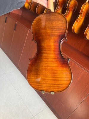 SurpassMusica4/4 Handmade Violin European Wood Antique Finish Single Piece Back