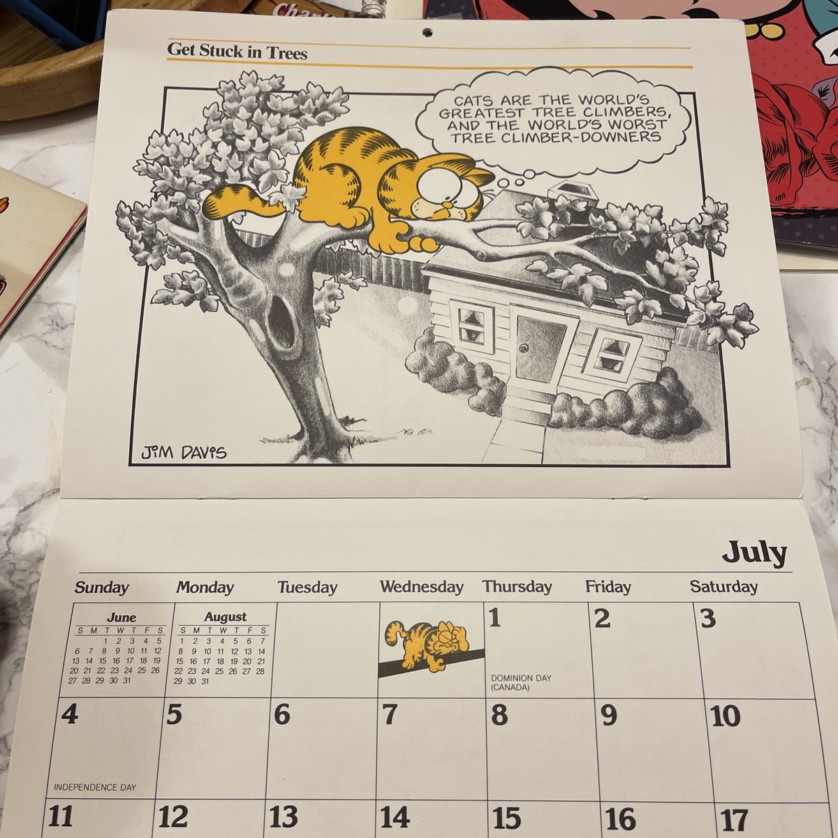 Vintage 1982 GARFIELD Calendar! | eBay