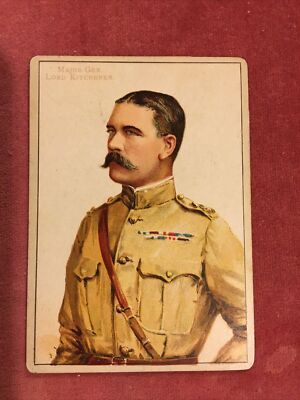 XL COLMAN S MUSTARD TRADE / GNAB! GAME CARD - LORD KITCHENER