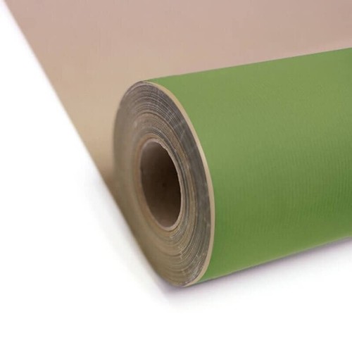 Wrapping Paper Lime 50CM Wide Eco Friendly, 100% Recycled Kraft | Recyclable - Picture 6 of 9