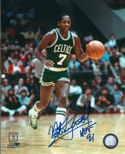 Signed 8x10 NATE ARCHIBALD "HOF 91" Boston Celtics Autographed Photo w/COA