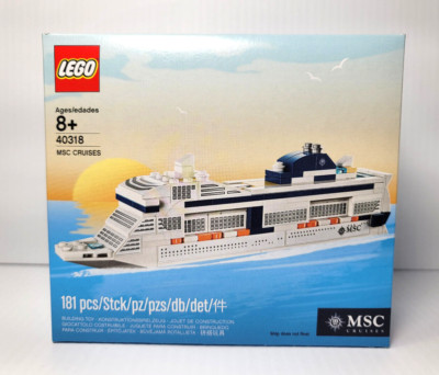 RARE - LEGO 40318 MSC Cruises Cruise Ship - BRAND NEW SEALED Box Mint condition