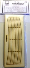 Railroad Grade Crossing for Lionel O Fastrack 3-rail 31"curve, laser cut