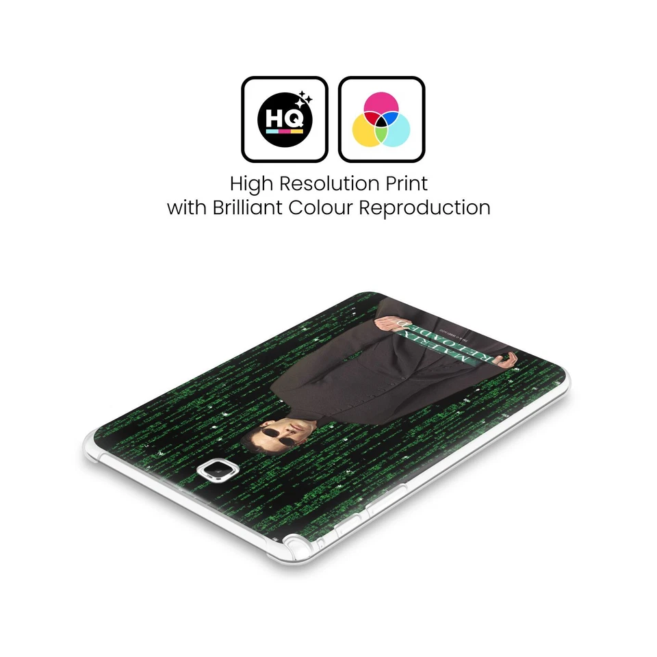 OFFICIAL THE MATRIX RELOADED KEY ART HARD BACK CASE FOR SAMSUNG TABLETS 1 - Image 2 of 4