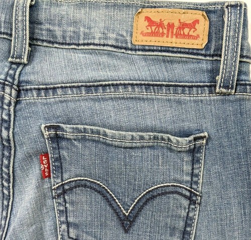Levis 524 Too Superlow Denim Blue Jeans 