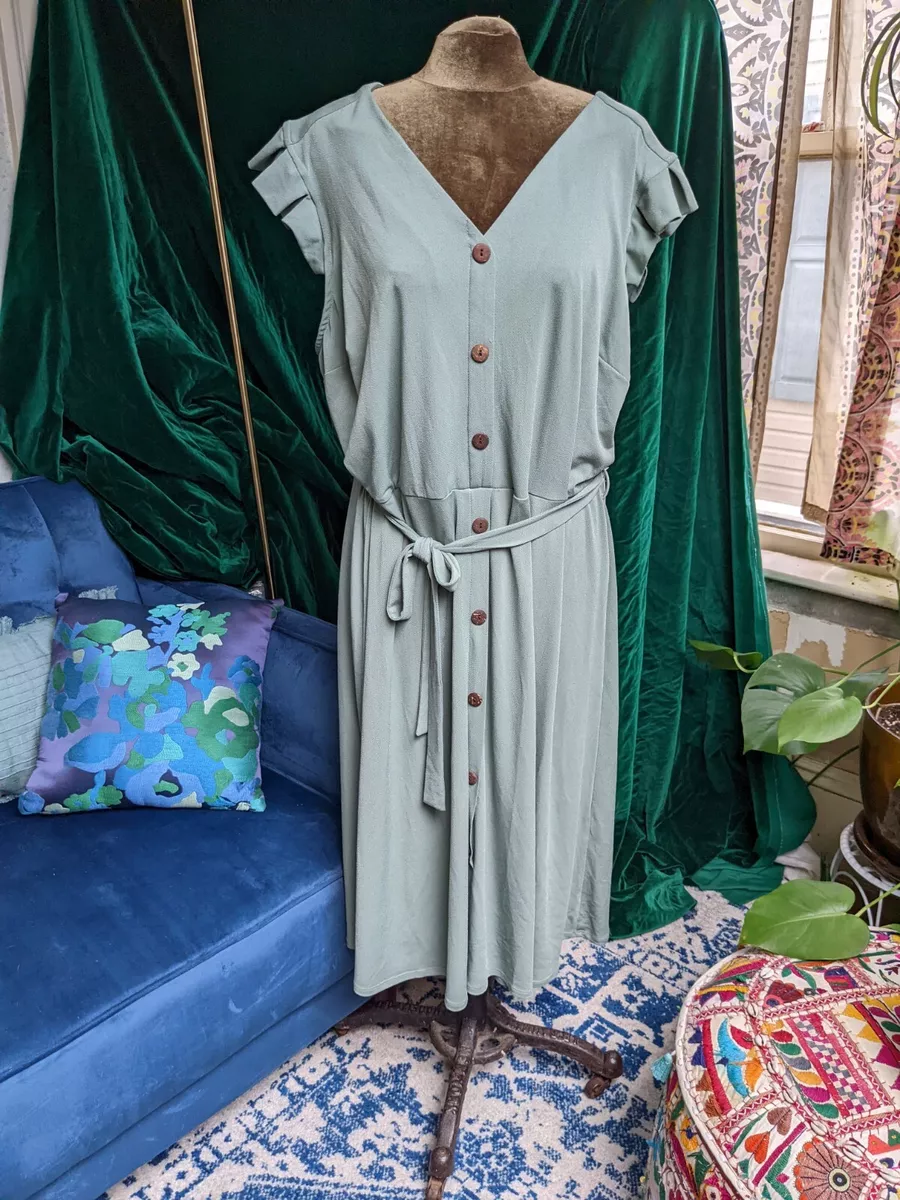 Monteau green cheap dress
