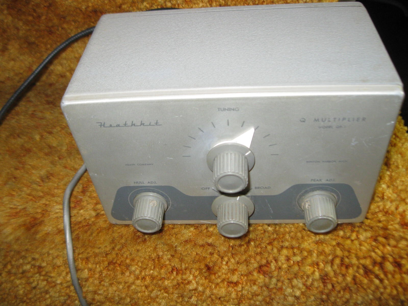 Heathkit Q Multiplier Model QF1 UNTESTED w/new tube 12ax7 eBay