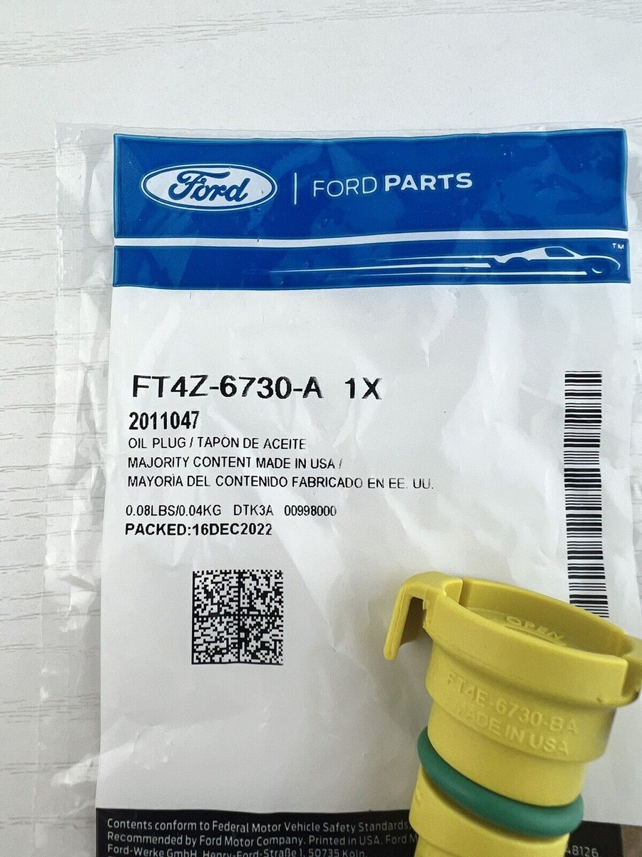 X AUTOHAUX 6-Pack ABS Oil Drain Plugs For Ford F-150, Mustang, Edge & More (Fits FT4Z-6730-A)