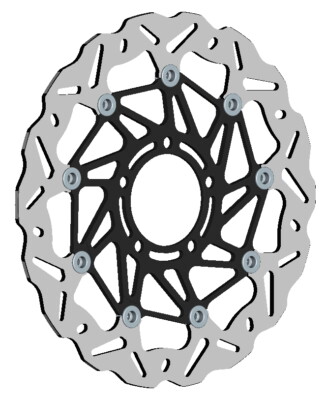 PAIR OF DISCS FRONT SK2 KAWASAKI ZX-10R 1000 2016-2017 WK145L