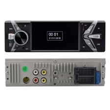 Single 1 Din 4" In-Dash Car Stereo Radio Touch Screen Bluetooth Audio USB/TFAU7X