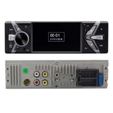 Single 1 Din 4" In-Dash Car Stereo Radio Touch Screen Bluetooth Audio USB/TFAU7X