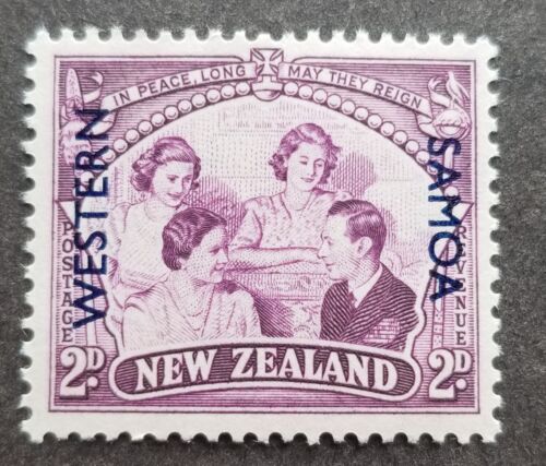 [SJ] Samoa New Zealand Overprint Peace 1946 King Royal (stamp) MNH - Picture 1 of 5
